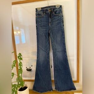 American Eagle Super Hi-Rise Flare